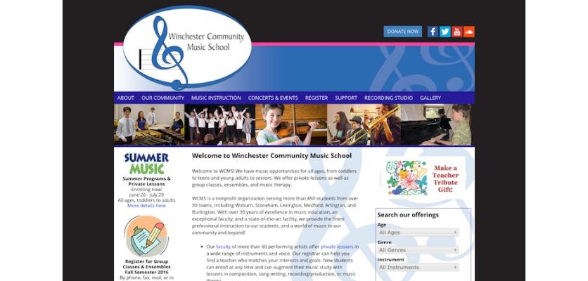 Winchester Music School Screenshot