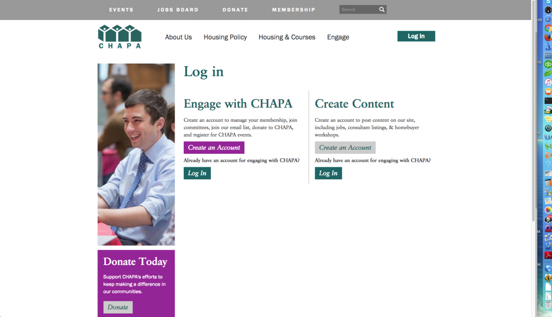 Login Screenshot