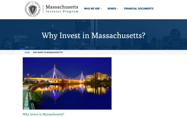 Why Invest in Massachusetts page