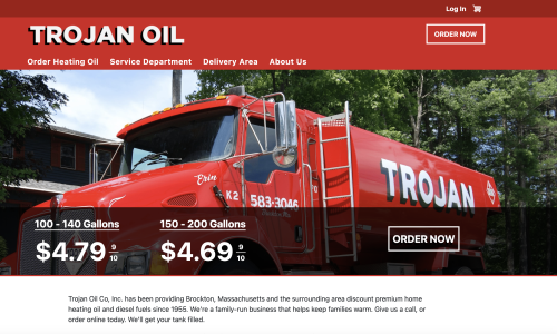 Trojan Oil Home Page